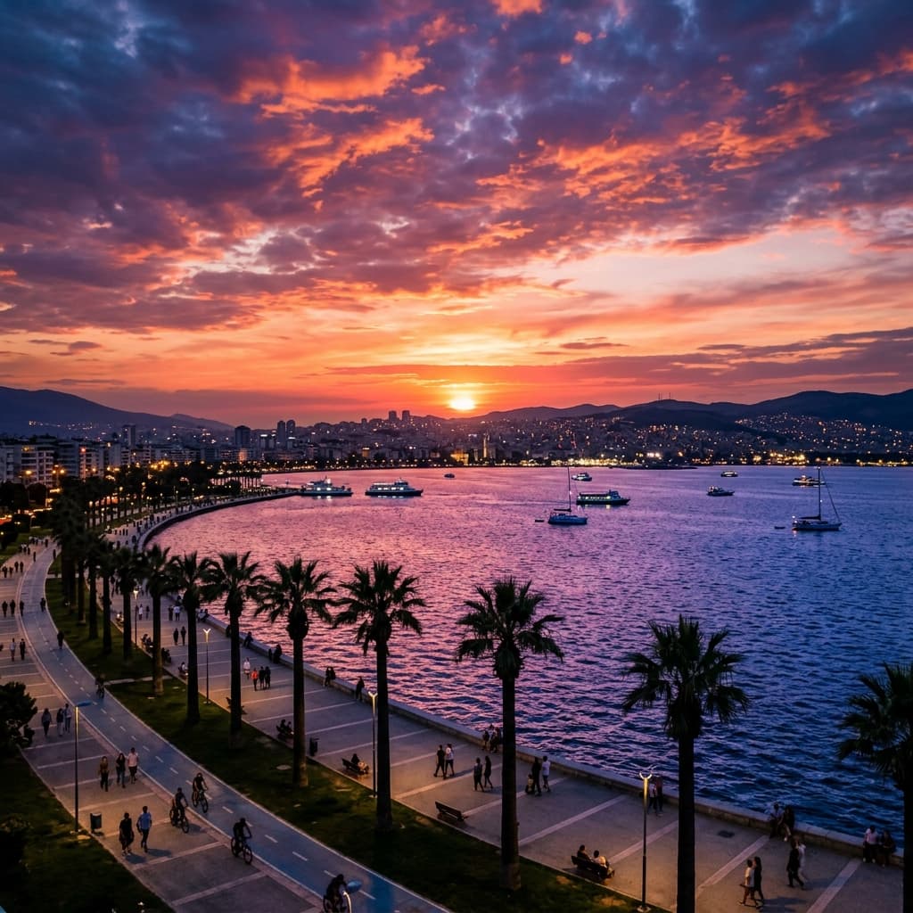 İzmir Kordon Gün Batımı